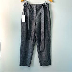 NWT Wilfred Cashmere/ Wool Blend Tweed Trousers Gray size 4